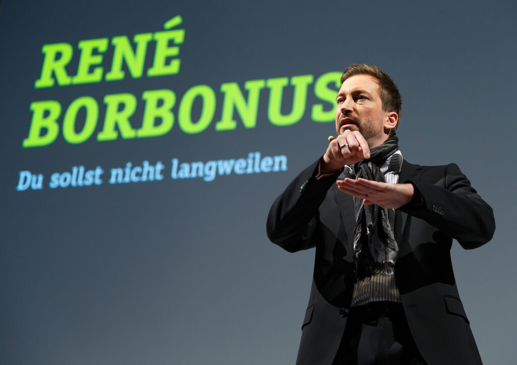 René Borbonus spricht auf dem Karisma 2012 Kongress am 13.10.2012 in Ludwigsburg
